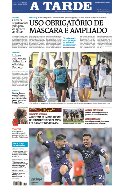 A TARDE - Edição de 01 de dezembro de 2022
