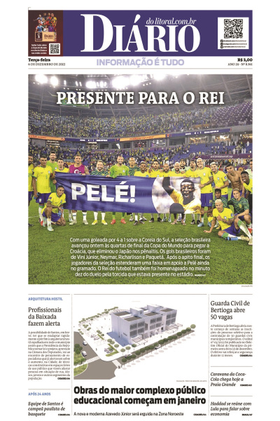 Diário do Litoral – Edição de 06 de dezembro de 2022