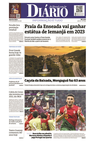 Diário do Litoral – Edição de 07 de dezembro de 2022