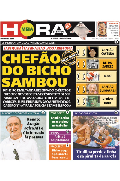 Meia Hora - Edição de 08 de dezembro de 2022