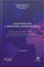 Coletânea Do V Seminário Internacional Tutelas À Efetivação De Direitos Indisponíveis – Volume 2