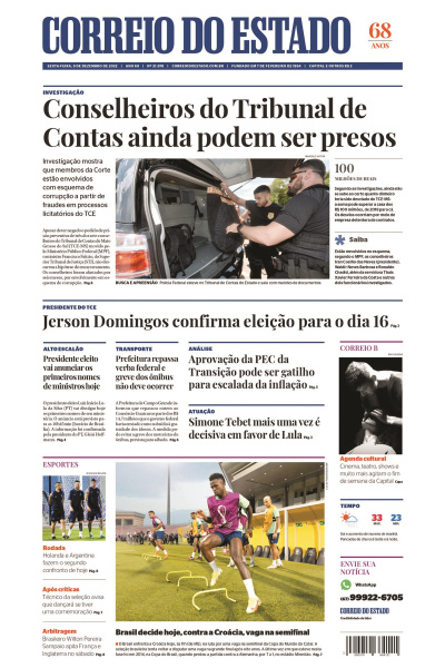 Correio do Estado - Edição de 09 de dezembro de 2022