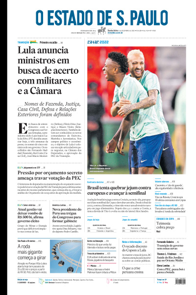 Estadão - Edição de 09 de Dezembro de 2022