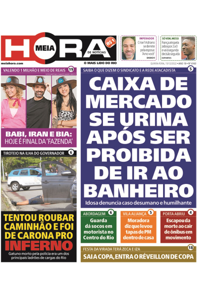 Meia Hora - Edição de 15 de dezembro de 2022