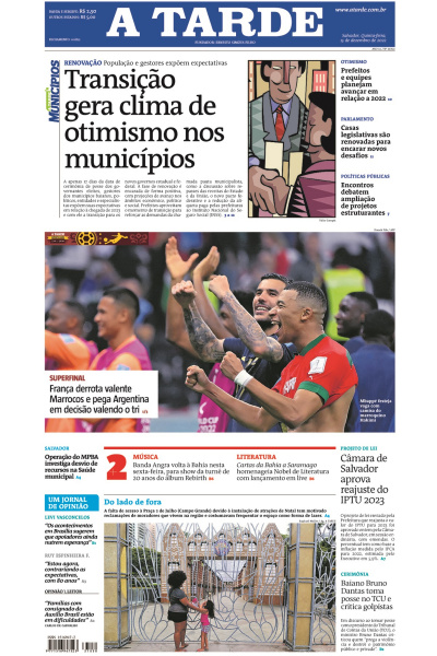 A TARDE - Edição de 15 de dezembro de 2022