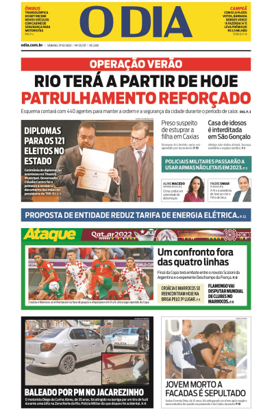 O DIA - Edição de 17 de dezembro de 2022