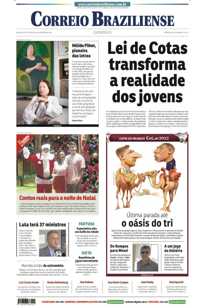 Correio Braziliense - Edição de 18 de dezembro de 2022