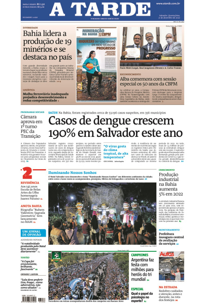 A TARDE - Edição de 21 de dezembro de 2022