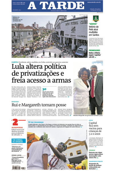 A TARDE - Edição de 03 de janeiro de 2023