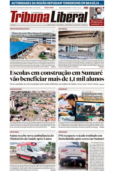 Tribuna Liberal - Edição de 10 de Janeiro de 2023