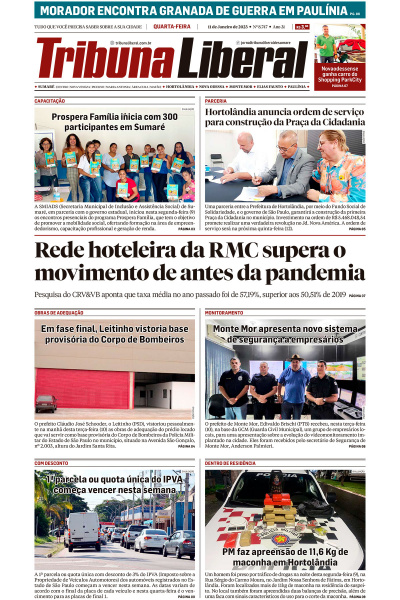 Tribuna Liberal - Edição de 11 de Janeiro de 2023