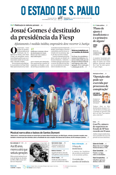 Estadão - Edição de 17 de Janeiro de 2023