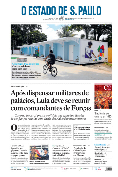 Estadão - Edição de 18 de Janeiro de 2023