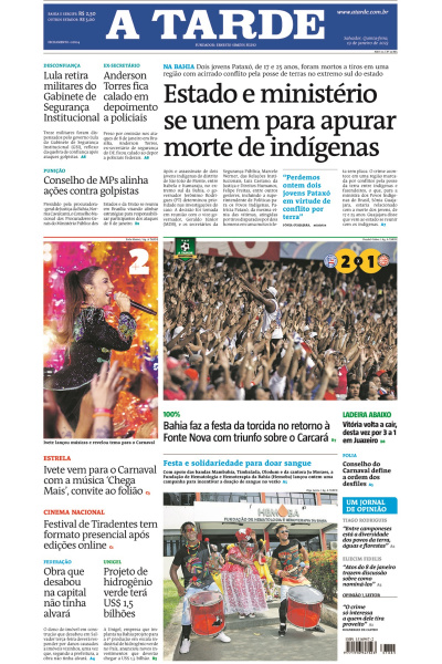 A TARDE - Edição de 19 de janeiro de 2023