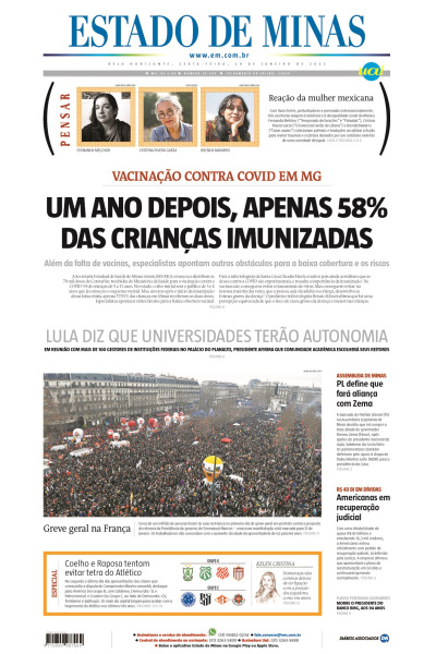 Estado de Minas - Edição de 20 de janeiro de 2023