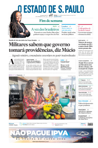 Estadão - Edição de 21 de Janeiro de 2023