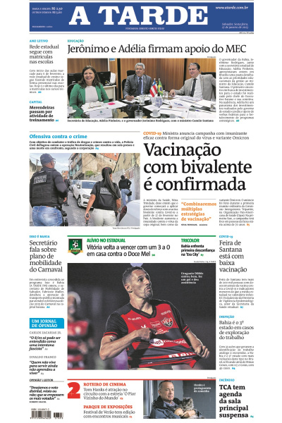 A TARDE - Edição de 27 de janeiro de 2023