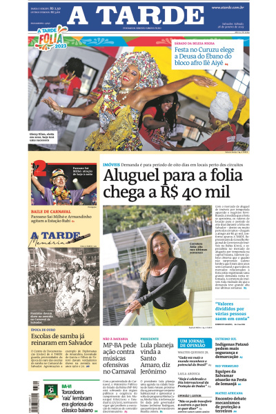 A TARDE - Edição de 28 de janeiro de 2023