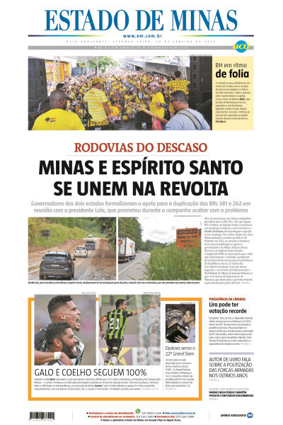 Estado de Minas - Edição de 30 de janeiro de 2023