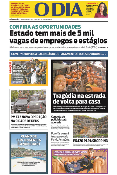 O DIA - Edição de 31 de janeiro de 2023