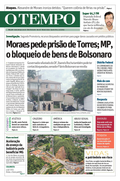 O TEMPO - Edição de 11 de janeiro de 2023