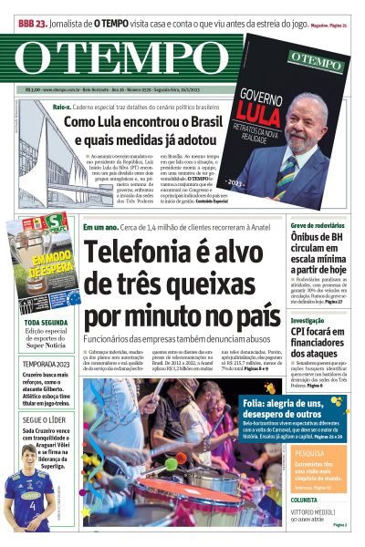 O TEMPO - Edição de 16 de janeiro de 2023