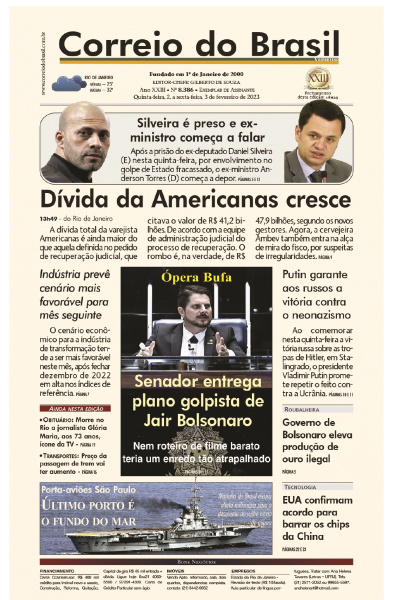 Correio do Brasil – Edição de 02 a 03 de fevereiro de 2023