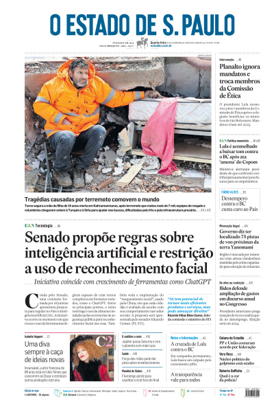 Estadão - Edição de 08 de Fevereiro de 2023