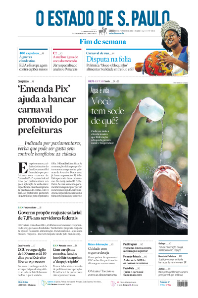 Estadão - Edição de 18 de Fevereiro de 2023