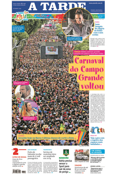 A TARDE - Edição de 22 de fevereiro de 2023