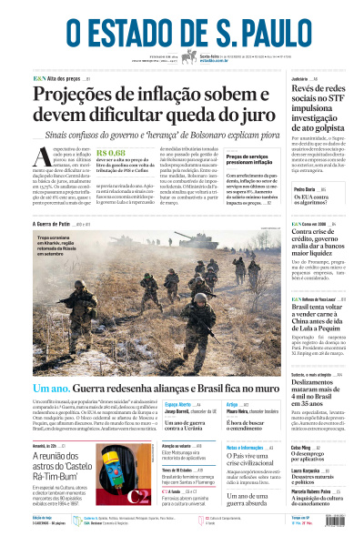 Estadão - Edição de 24 de Fevereiro de 2023