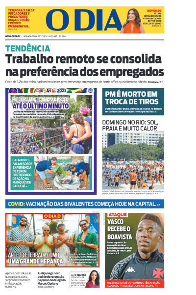 O DIA - Edição de 27 de Fevereiro de 2023