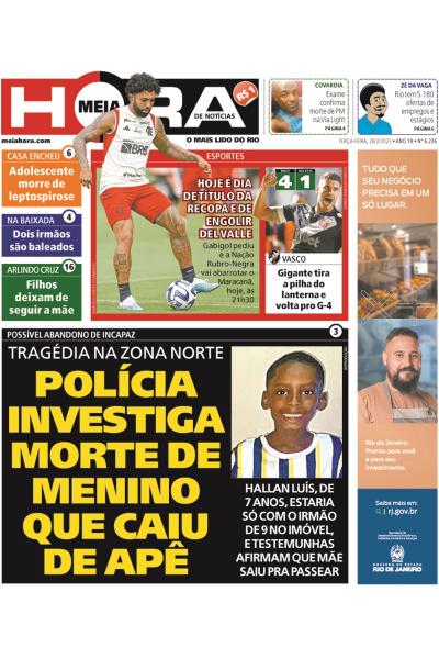 Meia Hora - Edição de 28 de fevereiro de 2023