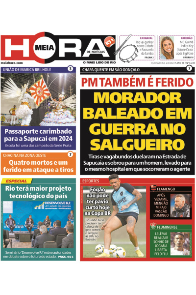 Meia Hora - Edição de 02 de março de 2023