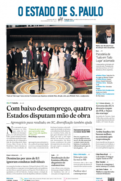 Estadão - Edição de 13 de março de 2023