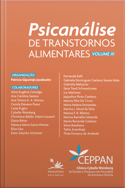 Psicanálise De Transtornos Alimentares: Volume Iii