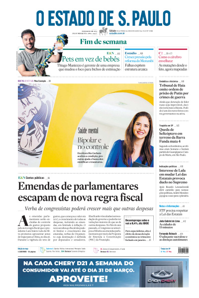 Estadão - Edição de 18 de Março de 2023