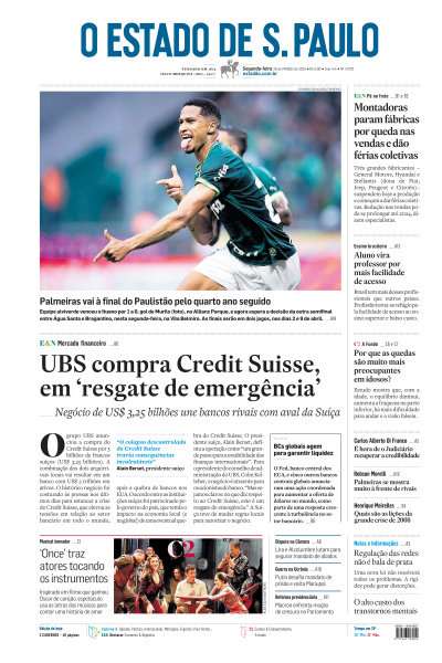 Estadão - Edição de 20 de Março de 2023