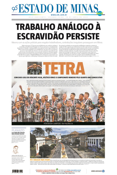 Estado de Minas - Edição de 10 de abril de 2023