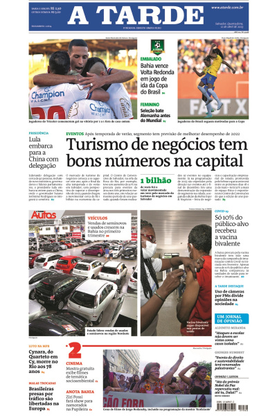 A TARDE - Edição de 12 de abril de 2023