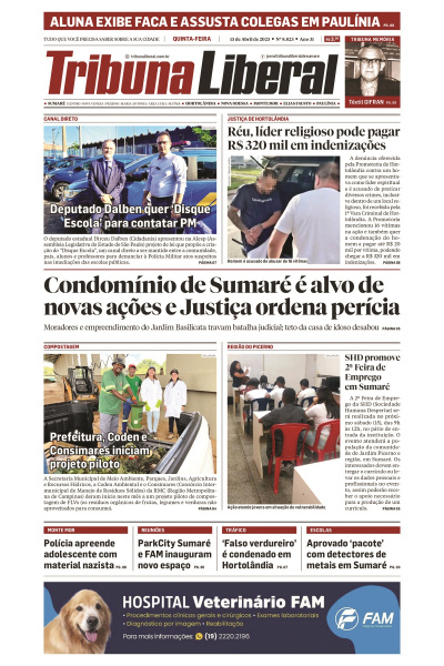 Tribuna Liberal - Edição de 13 de Abril de 2023