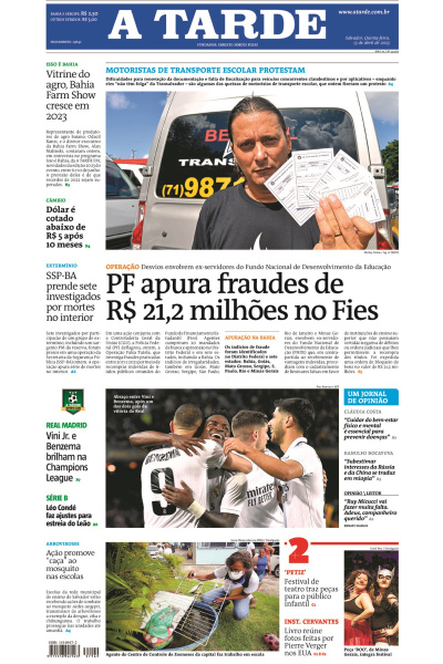 A TARDE - Edição de 13 de abril de 2023