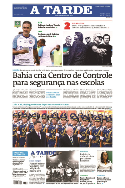 A TARDE - Edição de 15 de abril de 2023