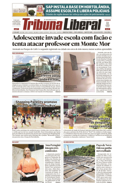 Tribuna Liberal - Edição de 15 de abril de 2023