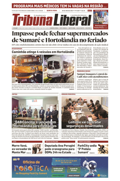 Tribuna Liberal - Edição de 20 de abril de 2023