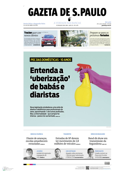 Gazeta de S. Paulo - Edição de 22 de Abril de 2023