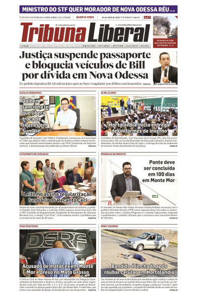 Tribuna Liberal - Edição de 26 de abril de 2023