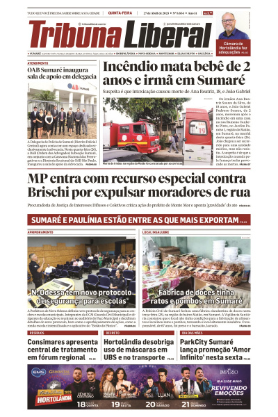 Tribuna Liberal - Edição de 27 de abril de 2023