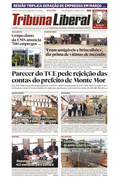 Tribuna Liberal - Edição de 28 de abril de 2023