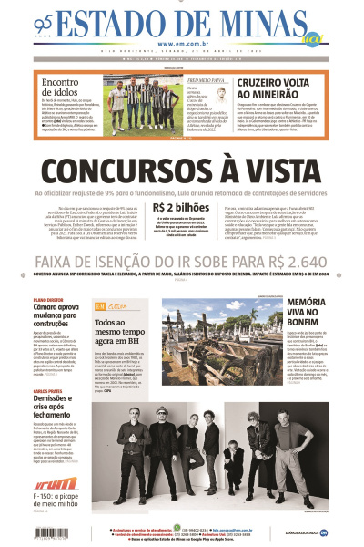Estado de Minas - Edição de 29 de abril de 2023